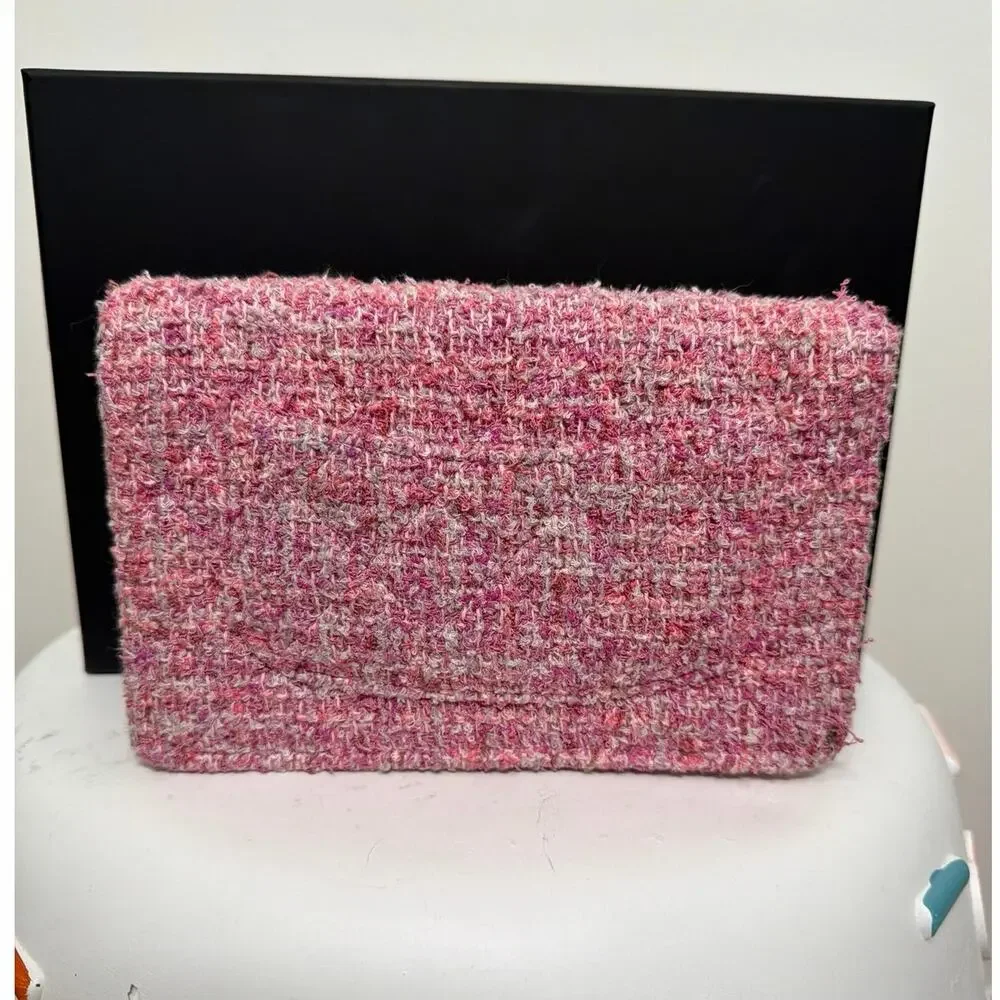 CHANEL Tweed Wallet On Chain Bag